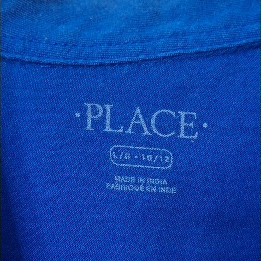 🚗 SALE! 5/$50 Big Boys LG (10-12) Red White & Blue Short Sleeve Polo - Picture 3 of 6